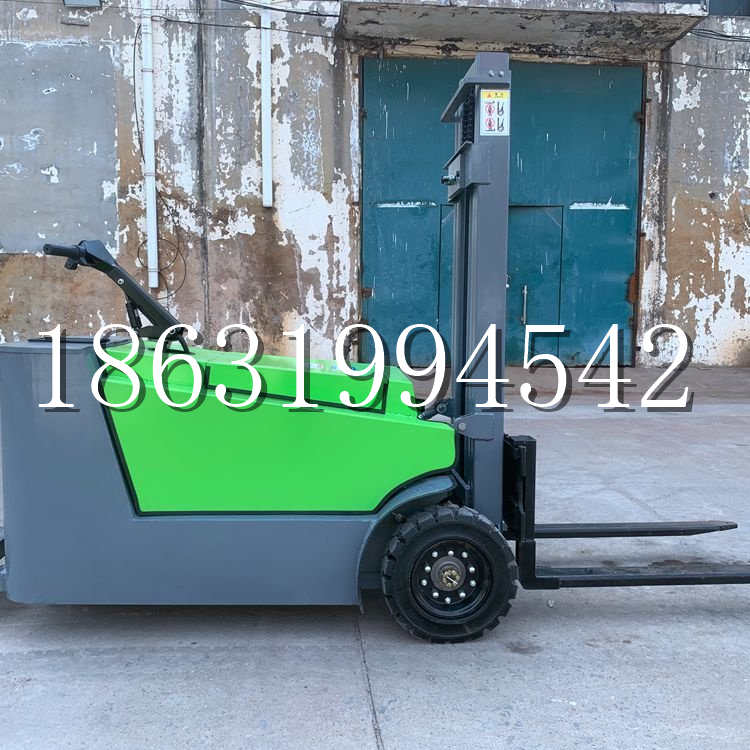 肥城市小型电动叉车1吨2吨步行站驾式电瓶堆高充电装卸车液压升降车铲车